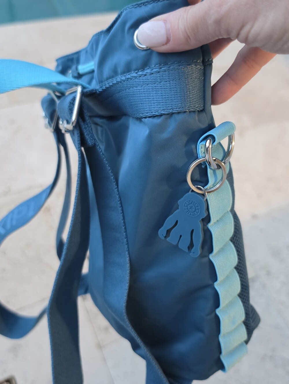 Kipling Blue Backpack Durable Sporty Design - Picture 8 of 9